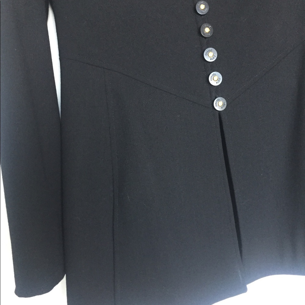 Chanel Vintage Authentic Classic Black Jacket - Picture 11 of 15